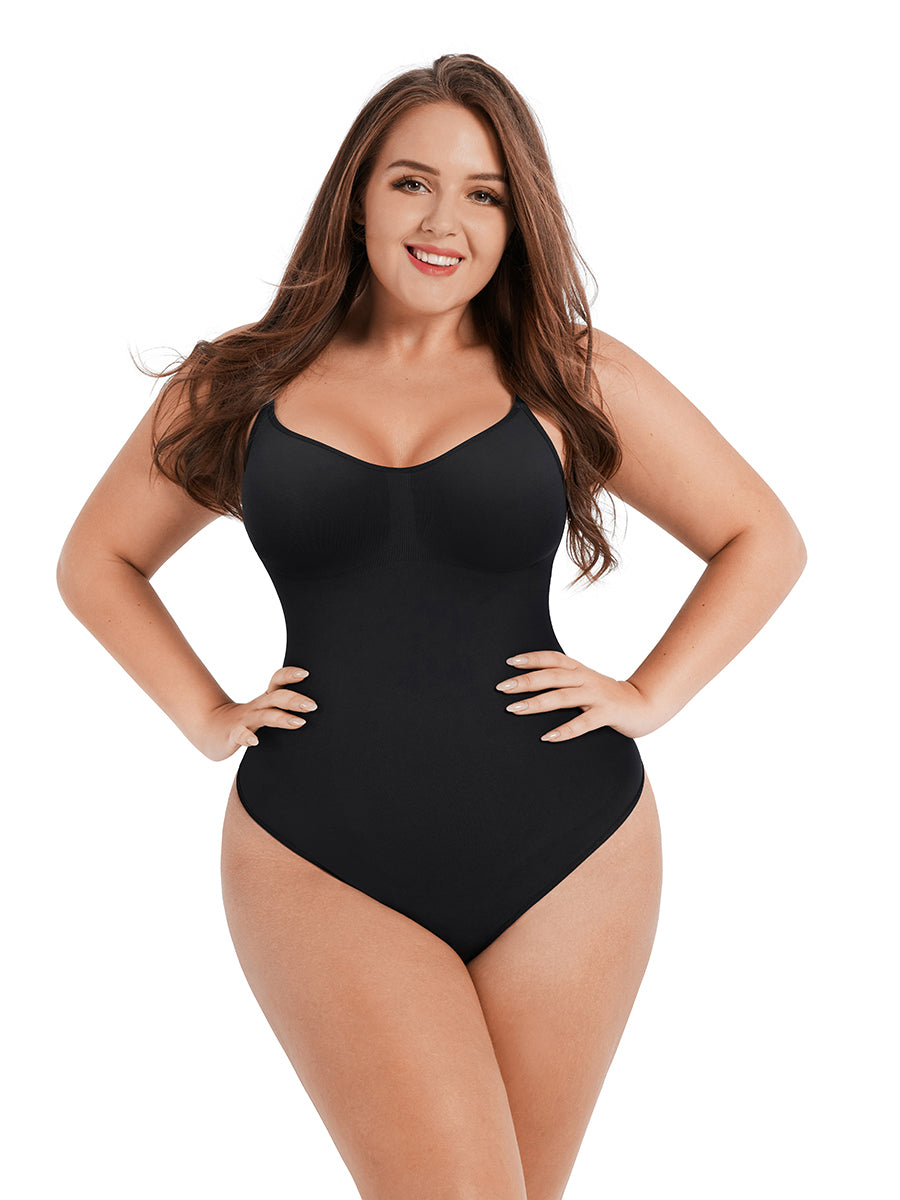Soo Slick Second-Skin Sculpting Adjustable Strap Bodysuit
