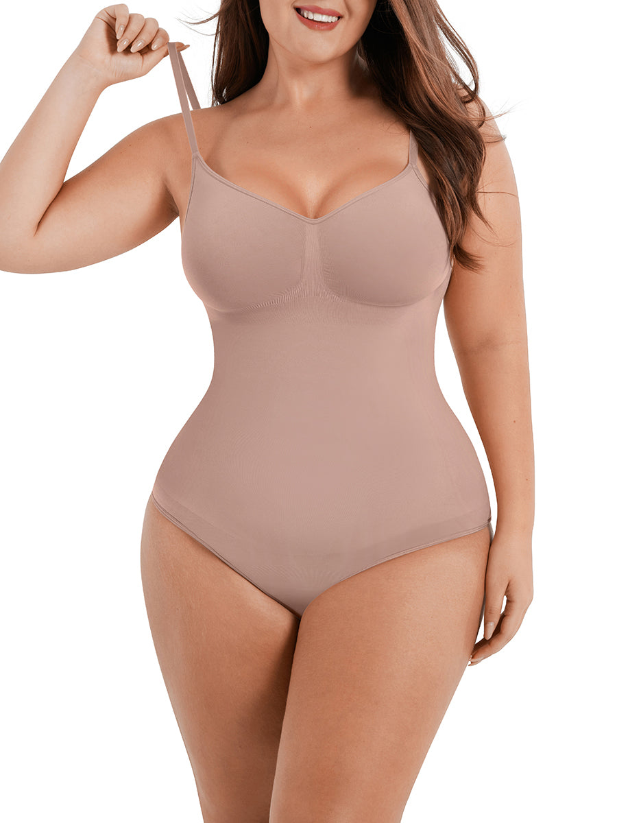 Soo Slick Second-Skin Sculpting Adjustable Strap Bodysuit