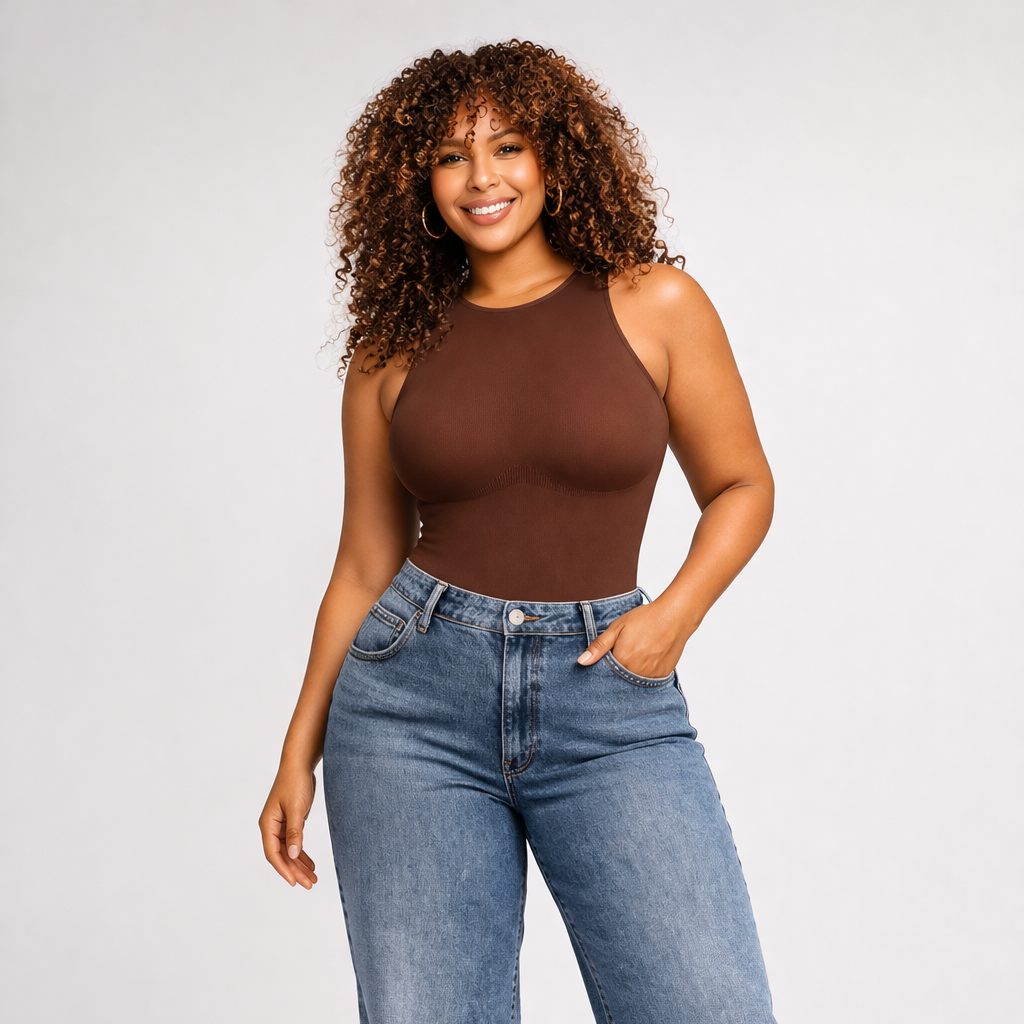 Soo Slick 360 Sculpt ME Seamless High-Neck Bodysuit