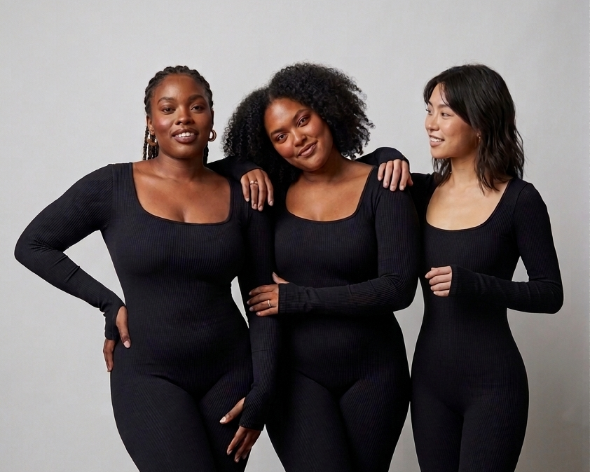 SOO SLICK SculptFit™ Long Sleeve Shapewear Jumpsuit